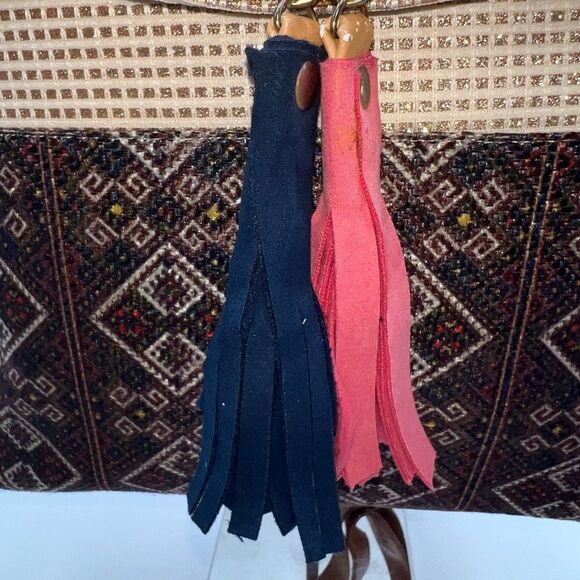 Boho Tassel And Gold Thread weaved Sling/Backpack main image 8